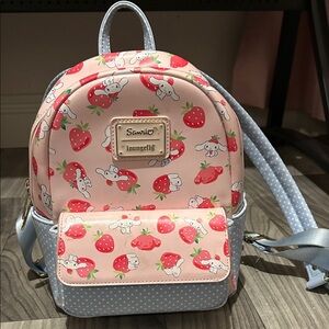 ❌SOLD❌Loungefly Pink and Blue Sanrio Kids Backpack